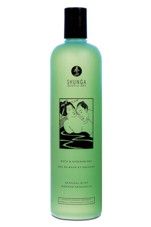Gel de bain & douche - Shunga menthe sensuelle 500 ml.