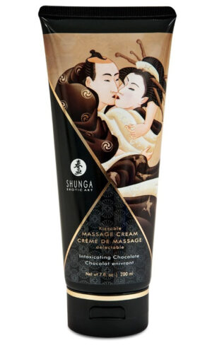 Crème de massage délectable Shunga Chocolat enivrant - 200 ml.