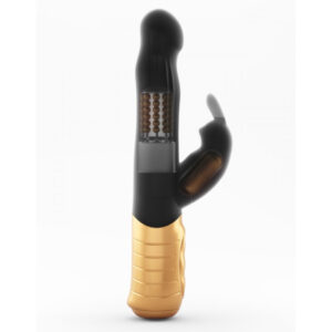Vibromasseur Baby Rabbit 2.0 - Noir & Or