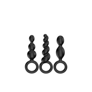 Plug anal Noir (Coffret 3 pcs)