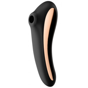 Stimulateur et Vibromasseur Satisfyer Dual Kiss - Noir