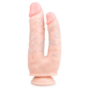 Double gode réaliste Avec Ventouse