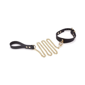 Collier et Laisse Luxury Gold - Soft BDSM