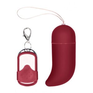 Oeuf vibrant sans fil G-Spot Curve 8,5 x 3,4 cm - Rouge
