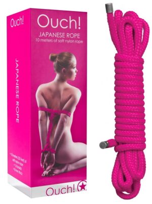 Corde Bondage rose - 10 mètres